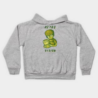 retro vision Kids Hoodie